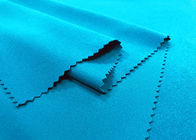 290GSM स्ट्रेची 87% नायलॉन ताना बुना हुआ कपड़ा लोचदार सादा फ़िरोज़ा नीला