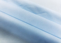 स्ट्रेच वर्कर्स लाइट ब्लू कलर के साथ 130GSM 100% पॉलिएस्टर शर्ट फैब्रिक