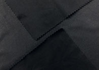 200GSM 85% पॉलिएस्टर बुनाई कपड़े खिंचाव सूट काले रंग स्नान के लिए