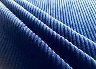 एक्सेसरीज नेवी ब्लू के लिए 250GSM स्ट्रेच 92% पॉलिएस्टर कॉरडरॉय फैब्रिक