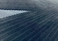 धारीदार मखमली कपड़े नीले काले 240GSM 100% पॉलिएस्टर हीट प्रिंटिंग