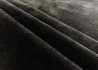 कपड़ों के काले फैशन के लिए 420GSM इलास्टिक फैब्रिक 92 पॉलिएस्टर 8 स्पैन्डेक्स