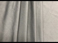 चमड़े का प्रभाव 100% पॉलिएस्टर फील्ड कपड़े ग्रे