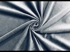 200 जीएसएम पॉलिएस्टर वेलवेट कपड़े सोफे के लिए कैटियनिक डक्ट ग्रे ट्विल रंग