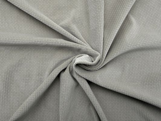 210-280gsm माइक्रो इलास्टिक मखमली पॉलिएस्टर फैब्रिक, जो ड्रेसेस के लिए एकदम सही है