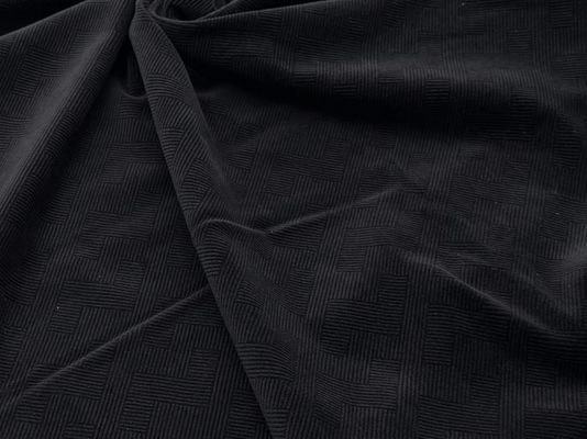 सूक्ष्म Elatic मखमल पॉलिएस्टर कपड़े कपड़े के लिए एकदम सही