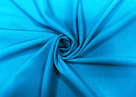 290GSM स्ट्रेची 87% नायलॉन ताना बुना हुआ कपड़ा लोचदार सादा फ़िरोज़ा नीला