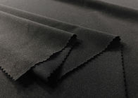 220GSM स्नान सूट सामग्री / खिंचाव के लिए 84% काले पॉलिएस्टर कपड़े बिकनी