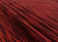 योग कपड़े के लिए 190GSM स्ट्रेची कपड़ा बुनाई कपड़े 100 पॉलिएस्टर माइक्रोफ़ाइबर लाल