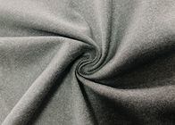 210GSM गर्म 100% पॉलिएस्टर कपड़ा कपड़े के लिए पाली बुना हुआ कपड़ा बुना हुआ कपड़ा हीथ ग्रे